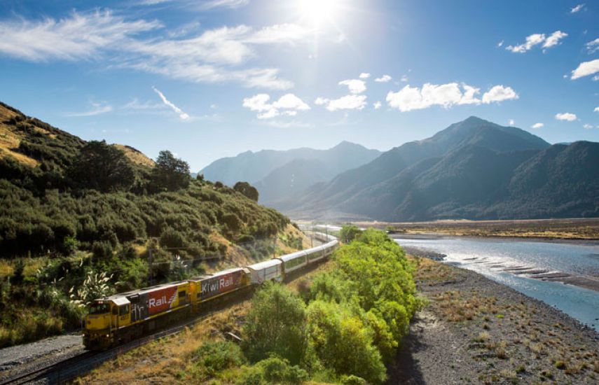 TranzAlpine Train to Christchurch