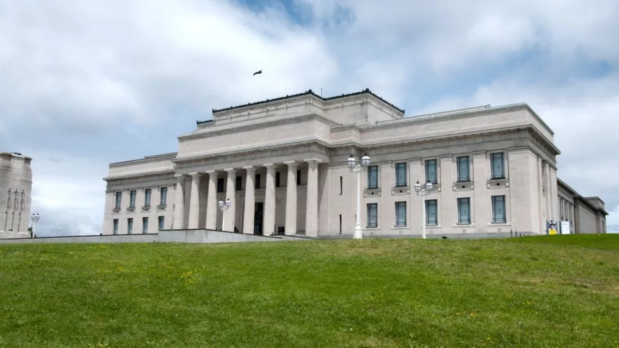 Auckland Museum neoclassical architecture at Auckland Domain