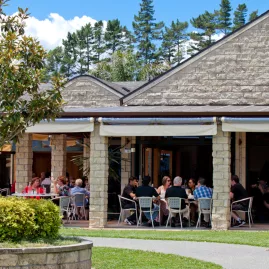 Wine tasting at Soljans Winery in Auckland’s Wine Country, featuring local varietals and scenic vineyard surrounds