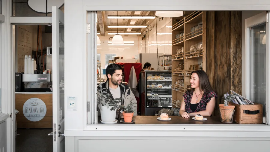 People at The Matakana Deli Auckland