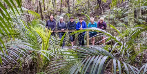 Private guided walk along the coastal section of Te Ara Hura trail on Waiheke Island