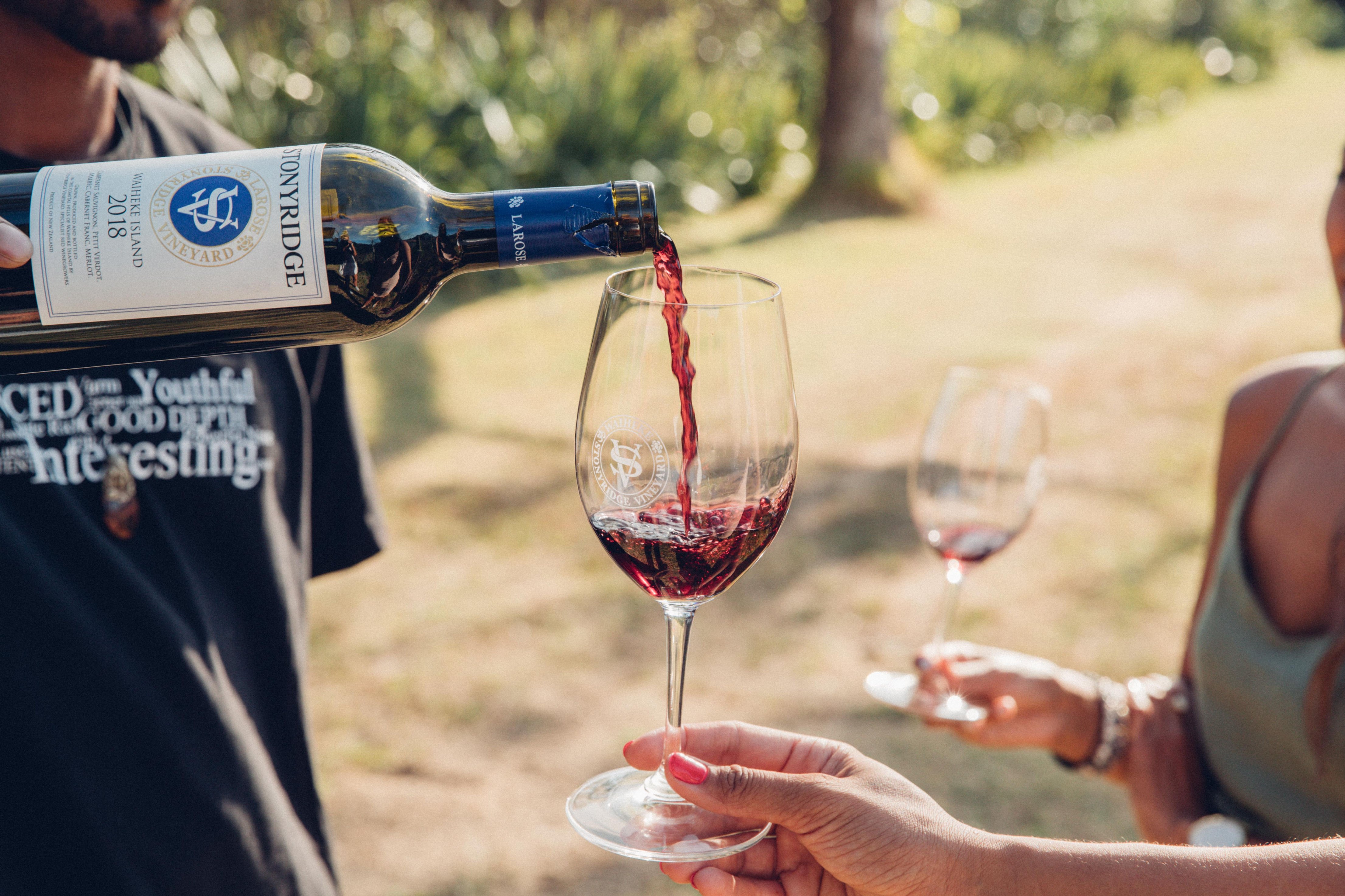 Wine Tasting at Stonyridge Vineyard, Waiheke Island