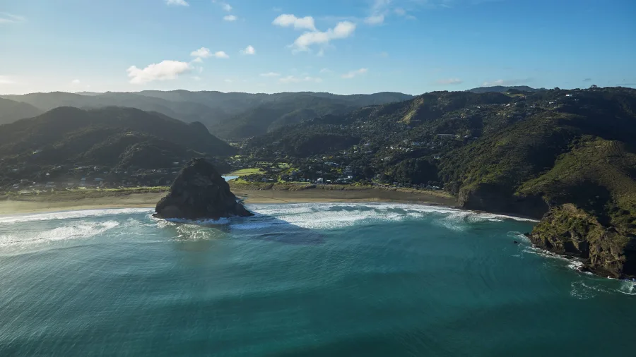 Lion Rock at Piha Beach, Auckland
