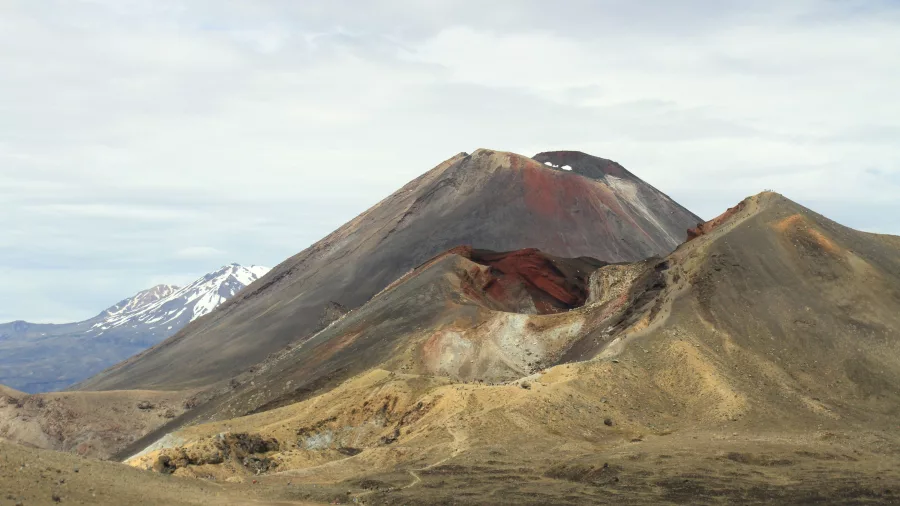 Red Crater and Mount Ngauruhoe, known as Mount Doom from Lord of the Rings