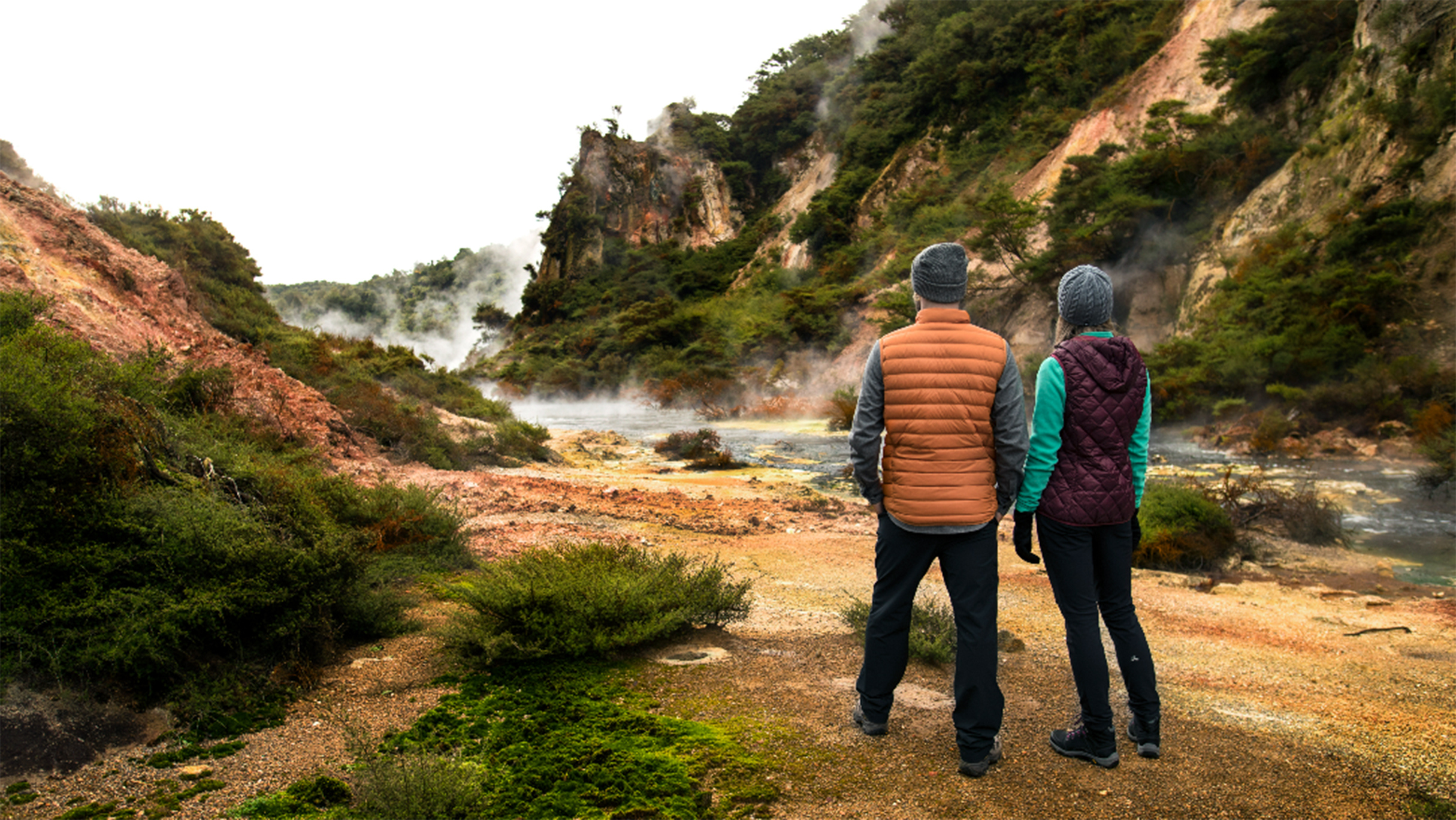 Waimangu Volcanic Valley geothermal river: Credit Waimangu Volcanic Valley