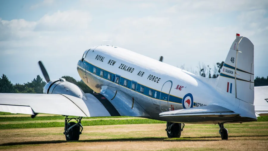 Royal New Zealand Air Force aircraft on display at Ashburton Aviation Museum