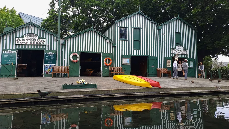 Antigua Boat Sheds on the Avon River in Christchurch