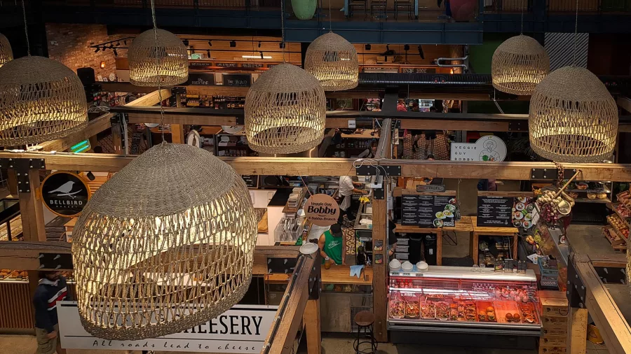 Interior of Riverside Market in Christchurch, New Zealand