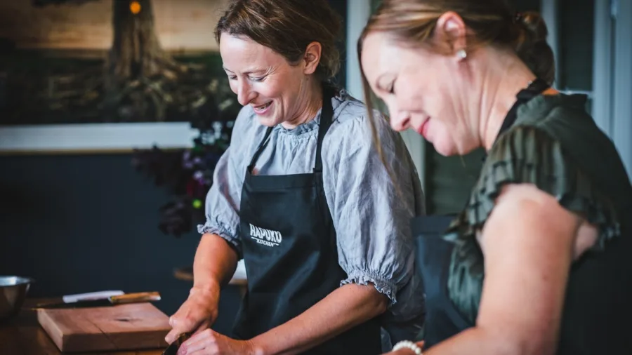Cooking class at Hapuku Kitchen in Kaikōura