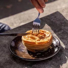 Famous Fairlie Bakehouse meat pie