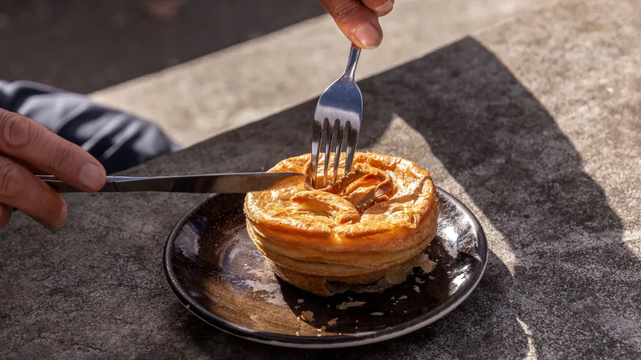 Famous Fairlie Bakehouse meat pie