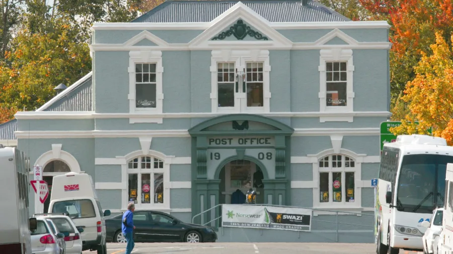 Historic Fairlie Post Office building from 1908