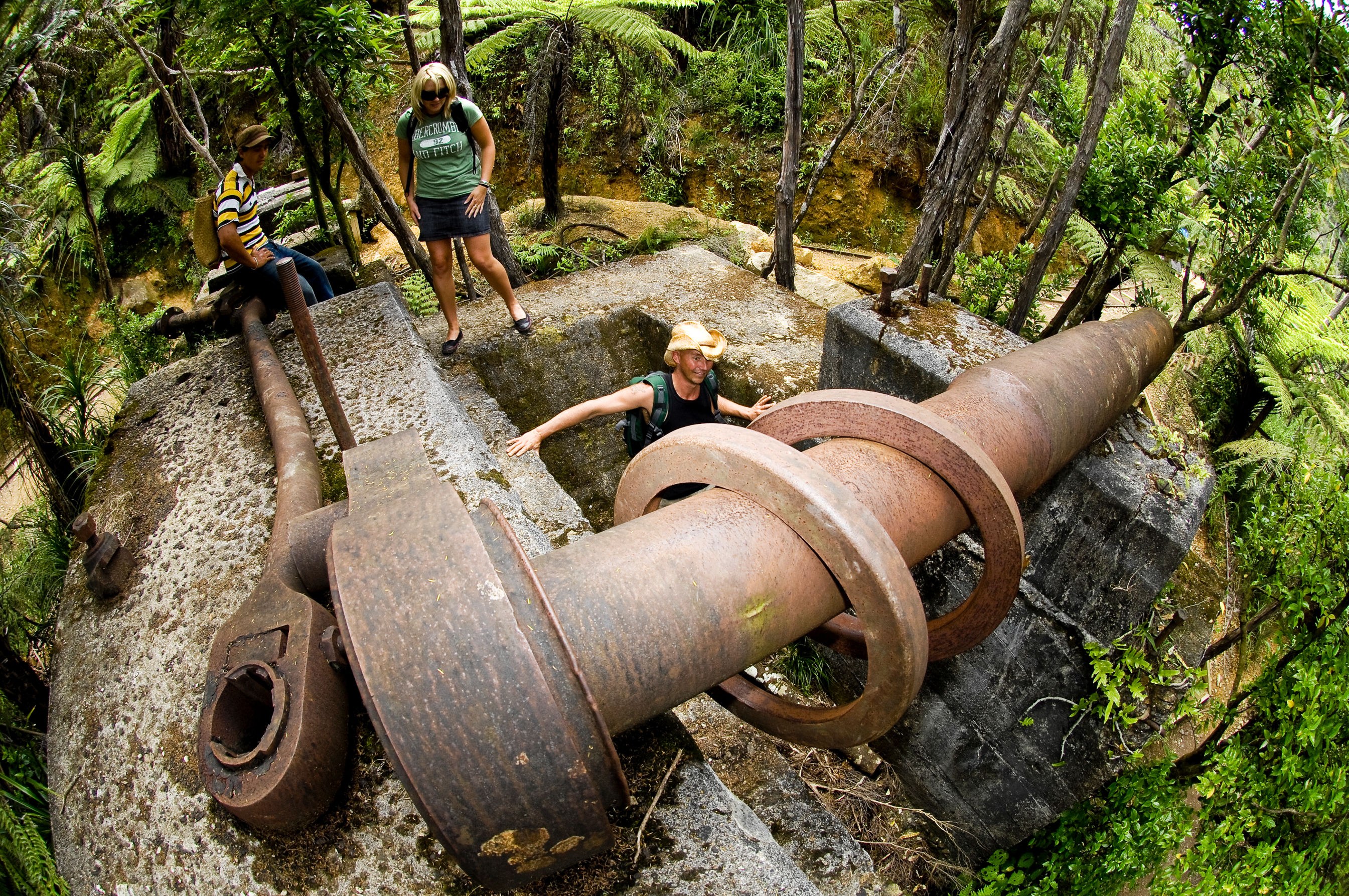 Gold Mining Relics in Thames.  Credit: The Coromandel I www.thecoromandel.com
