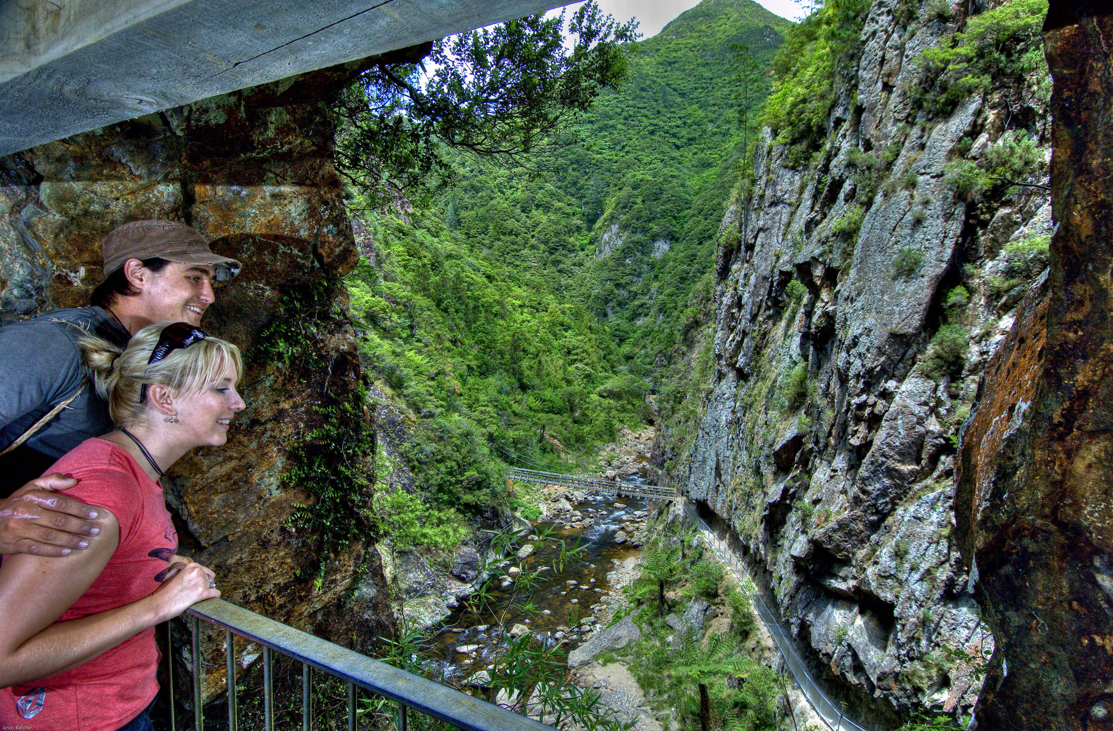 Karangahake Gorge from the Windows Walkway: Credit: The Coromandel I www.thecoromandel.com