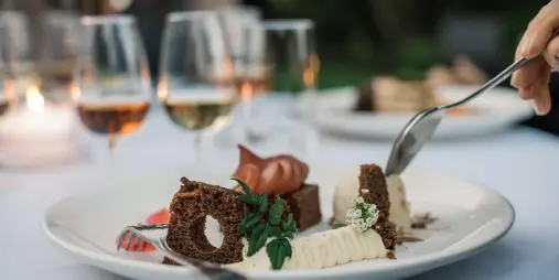 Elegant dessert and wine pairing experience at Mission Winery in Hawke’s Bay, New Zealand