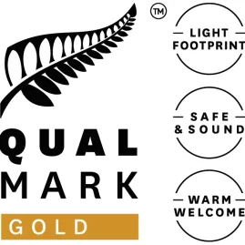 Qualmark Gold Award Logo Stacked