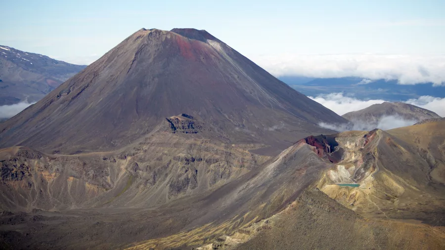 Mount Ngāuruhoe known as Mount Doom in Lord of the Rings
