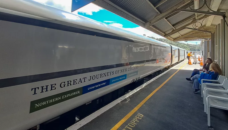 Guests Waiting at the Picton train station platform
