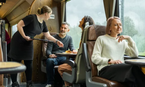 Northern Explorer, Scenic Cafe, Train Tour, North Island