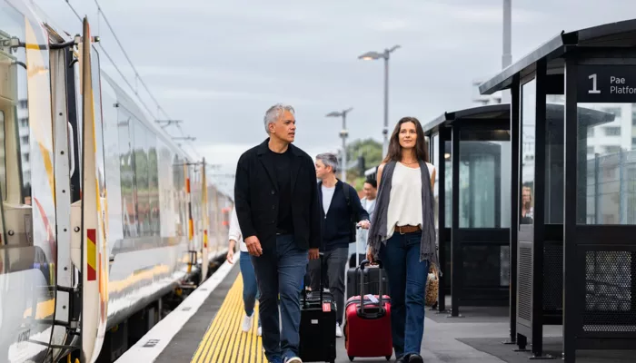Northern Explorer Train at Auckland station