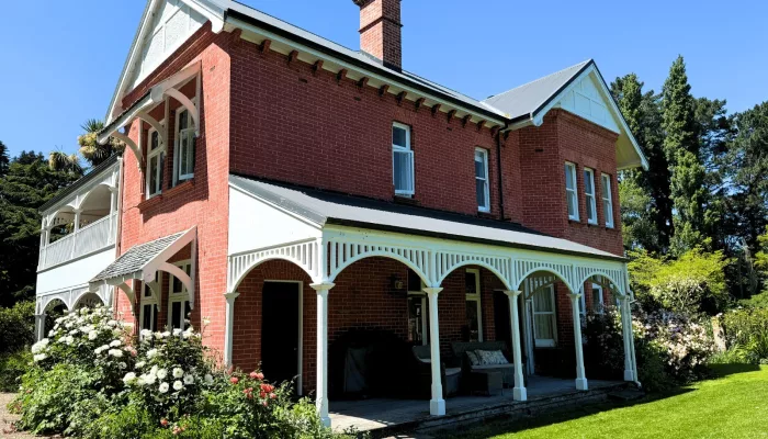 Akaunui Homestead heritage house near Ashburton in Canterbury