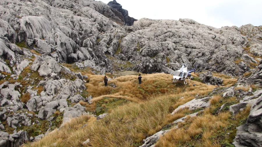 Dimrill Dale Lord of the Rings filming location on Mount Owen, Kahurangi National Park