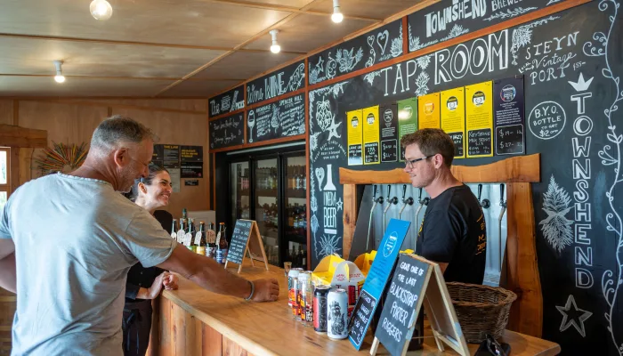 Townshend Brewery Tap Room in Motueka, Nelson Tasman
