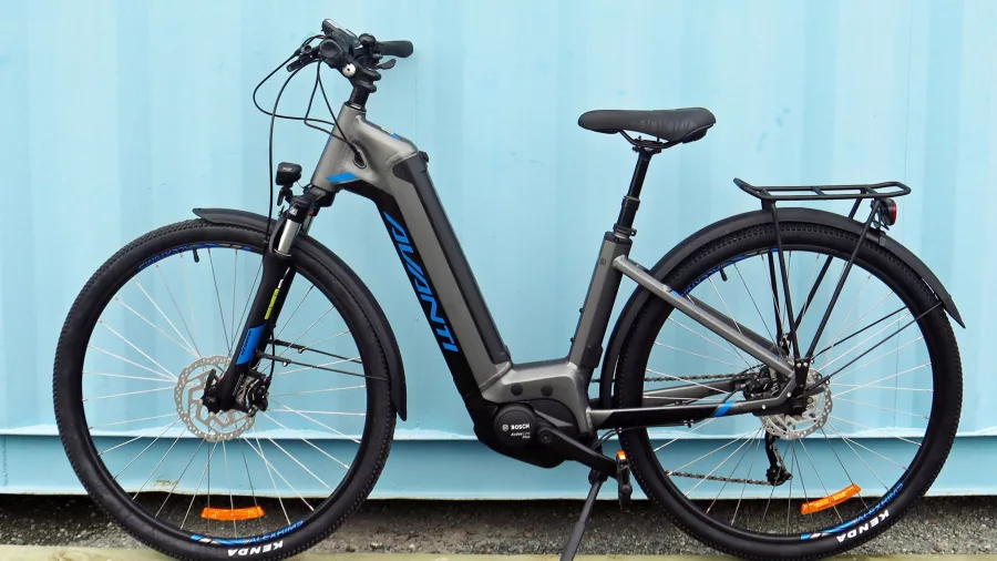 Medium to large stepthrough e-bike available for hire from Nelson Cycle Hire
