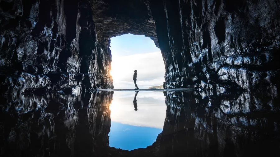 Cathedral Caves in The Catlins, Southland New Zealand