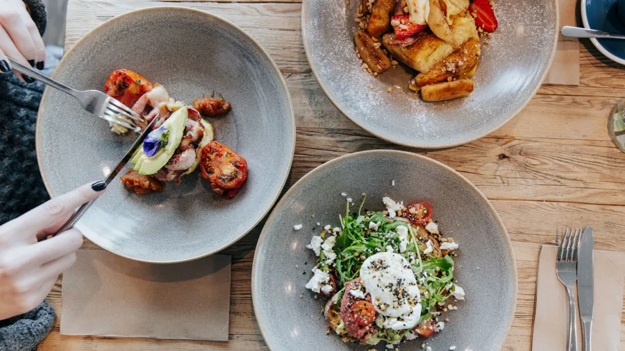 Delicious brunch dishes at The Batch in Invercargill, Southland New Zealand
