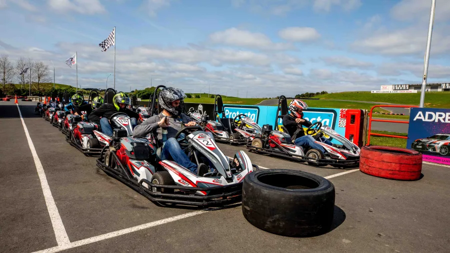Go karting experience at Hampton Downs, Hamilton and Cambridge, Waikato.