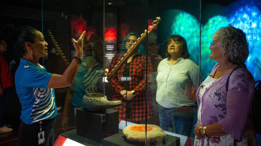 Māori taonga in Te Papa’s Blood, Earth, Fire exhibition