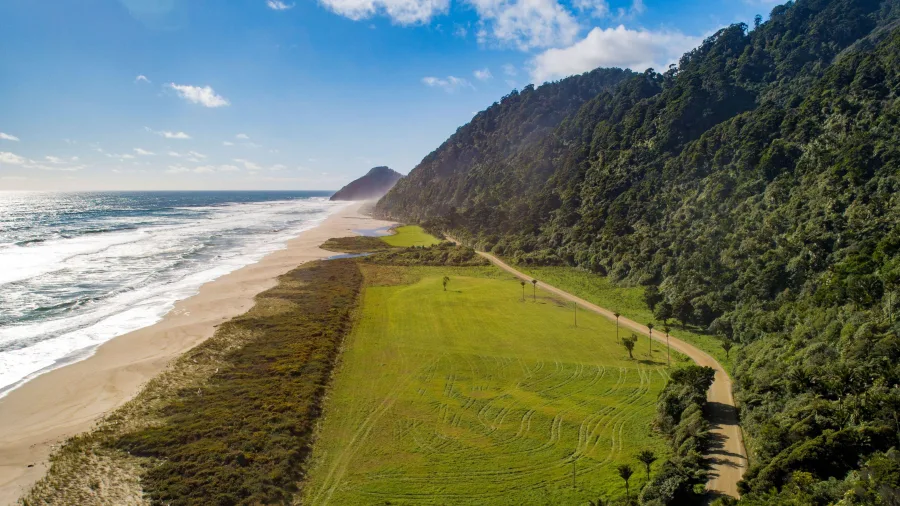 Coastal trail at Karamea on the West Coast, New Zealand