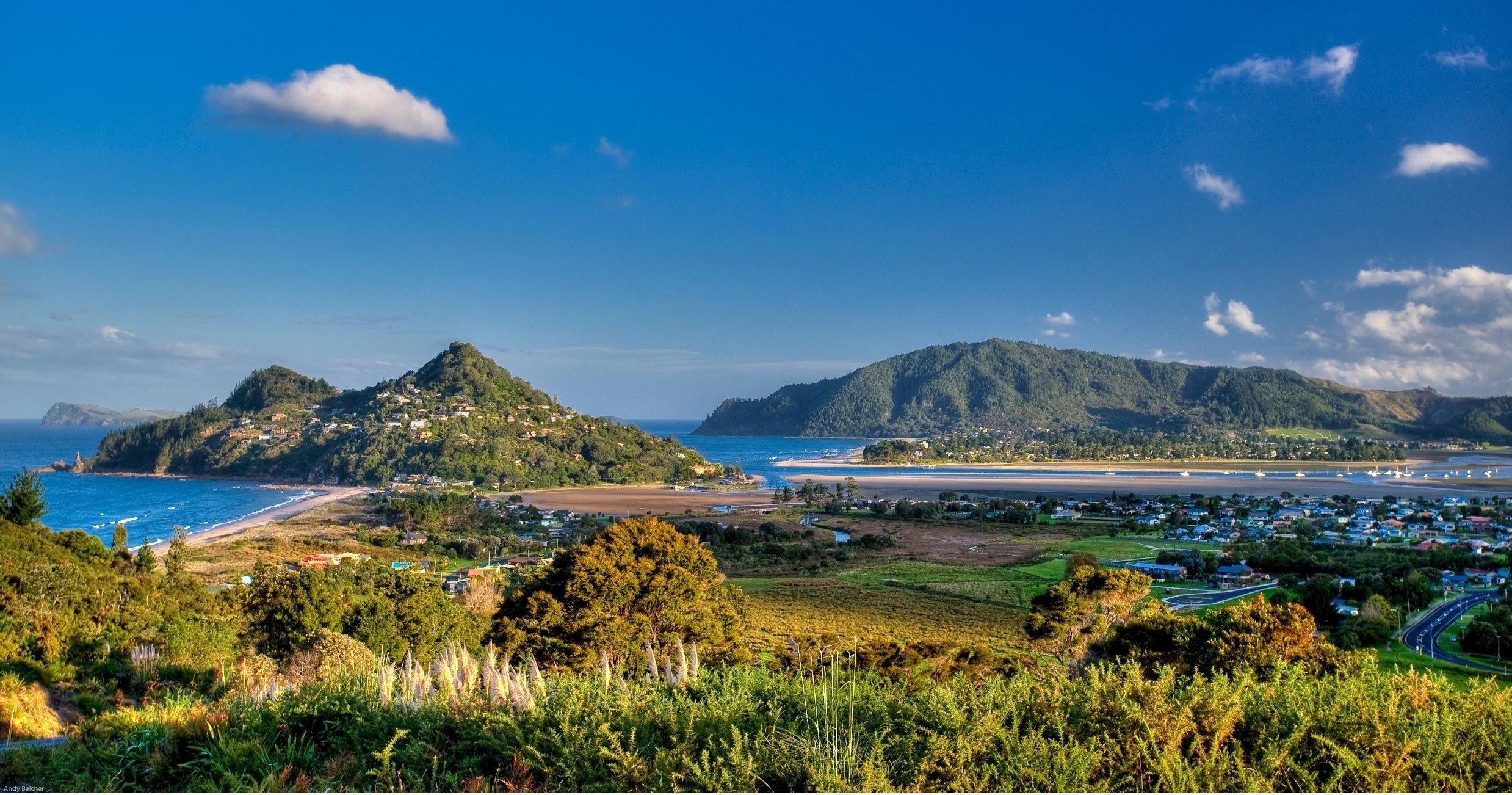 Overlooking Tairua to Mount Paku, with Pauanui on the far shore: Credit The Coromandel | www.thecoromandel.com