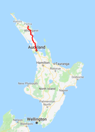 2 Day Bay of Islands Short Escape New Zealand Independent Coach Tour Map